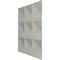 Ekena Millwork 11 7/8in. W x 11 7/8in. H Benson EnduraWall Decorative 3D Wall Panel Covers 0.98 Sq. Ft. WP12X12BEBAL - alternate 6